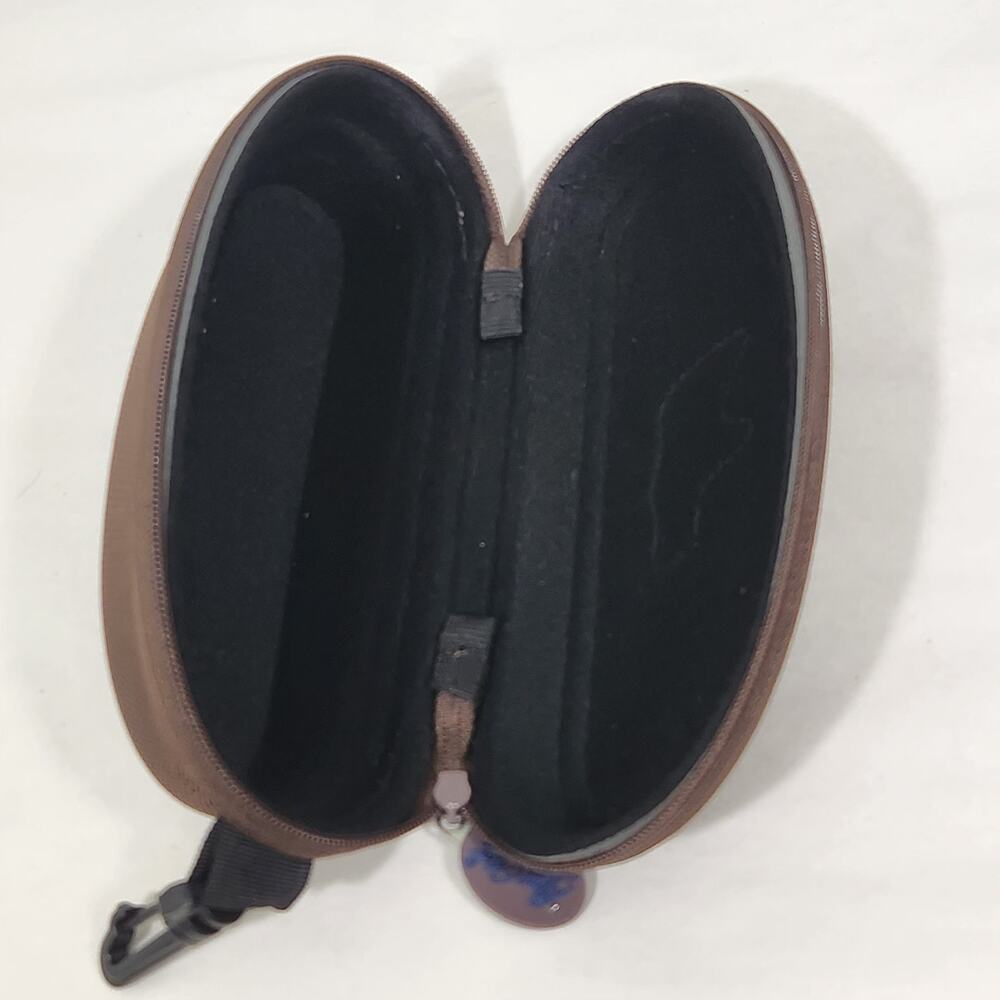 MAUI JIM CASE SUNGLASS EYE GLASSES ZIPPER HARD CLAM SHELL PROTECTIVE STORAGE - Picture 6 of 7